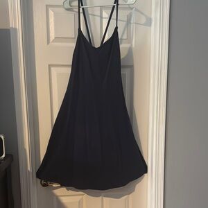 Navy Blue Strappy Dress